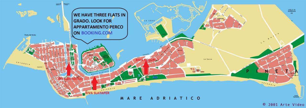 Appartamento Perco Riva Slataper Grado Ngoại thất bức ảnh